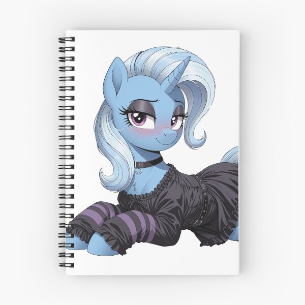Item preview, Goth Trixie is happy!  designed and sold by CeluniaMoon's Art - Cute Furry, Anime, and More! .