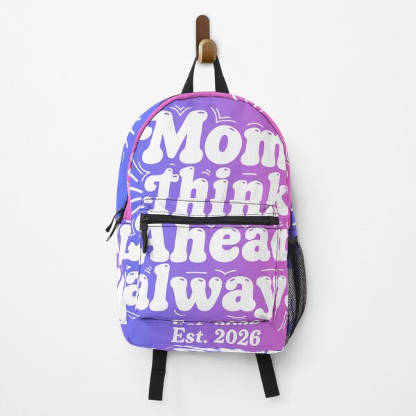 Item preview, Mom Think Ahead Always Retro Gradient Aesthetic Mother Design designed and sold by BeatyinChaos.
