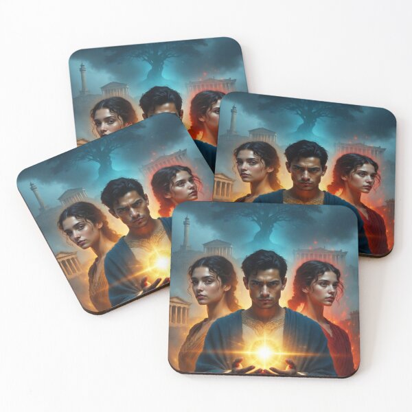 Item preview, Mystical Trio in a Storm‑Lit Realm designed and sold by R. Leon | Aurora & Douglas.
