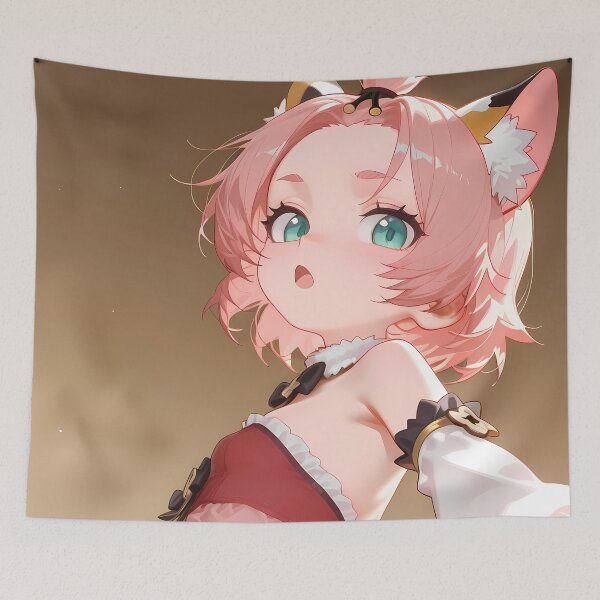 Item preview, Diona Genshin Impact Window Light Frills And Cat Ears Mood designed and sold by Spraykart.