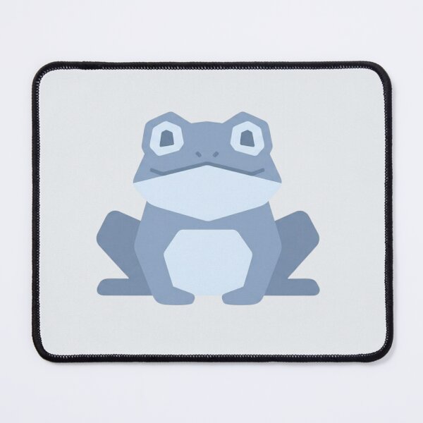 Item preview, Minimalist Pastel Blue Frog – Children's Room Decor designed and sold by bsbd-action.