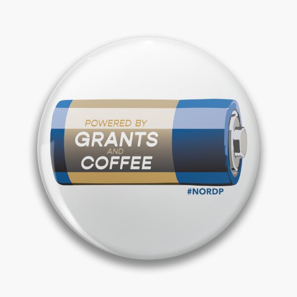Item preview, Powered by Grants and Coffee designed and sold by RDDrinkApperati.