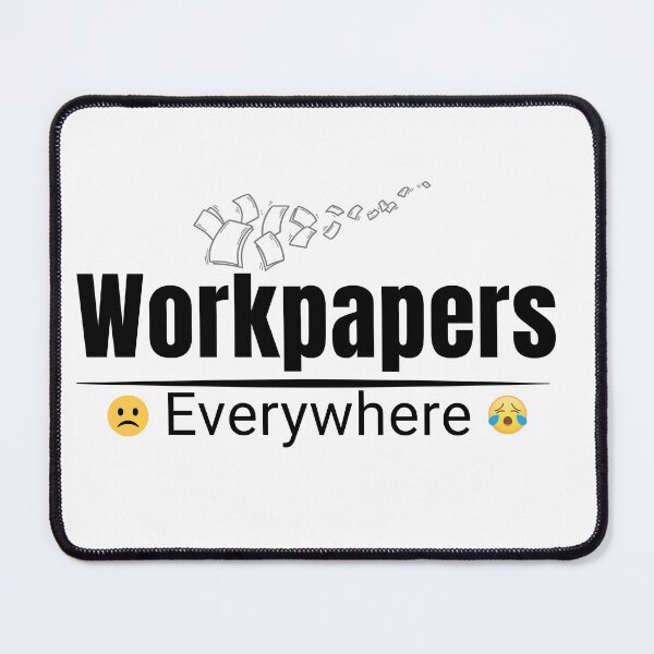 Item preview, Workpapers Everywhere – Funny Auditor Shirt | Audit Life Humor & CPA Student Design designed and sold by FCA SIR MERCH .