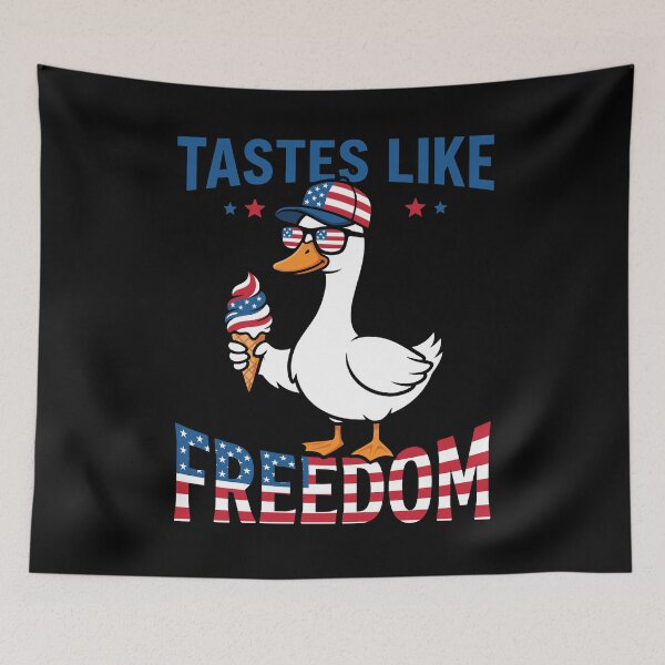 Item preview, Funny 4th of July Goose Tastes Like Freedom Kids designed and sold by KroghDs.