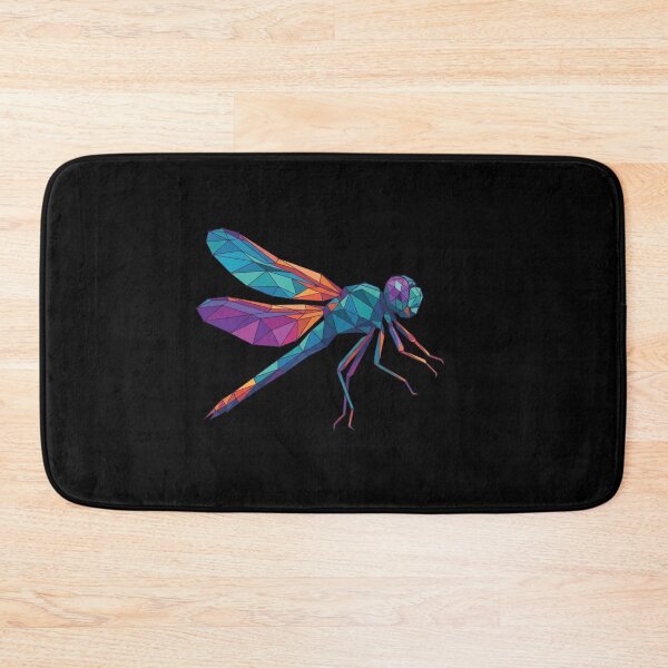 Item preview, Geometric Multicolor Dragonfly – Insect T-Shirt for Nature Enthusiasts designed and sold by bsbd-action.
