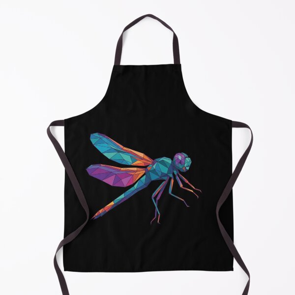 Item preview, Geometric Multicolor Dragonfly – Insect T-Shirt for Nature Enthusiasts designed and sold by bsbd-action.