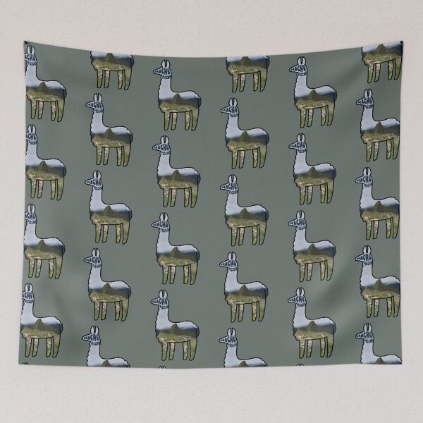 Item preview, Machu Picchu Llama Silhouette designed and sold by Holly Krill.