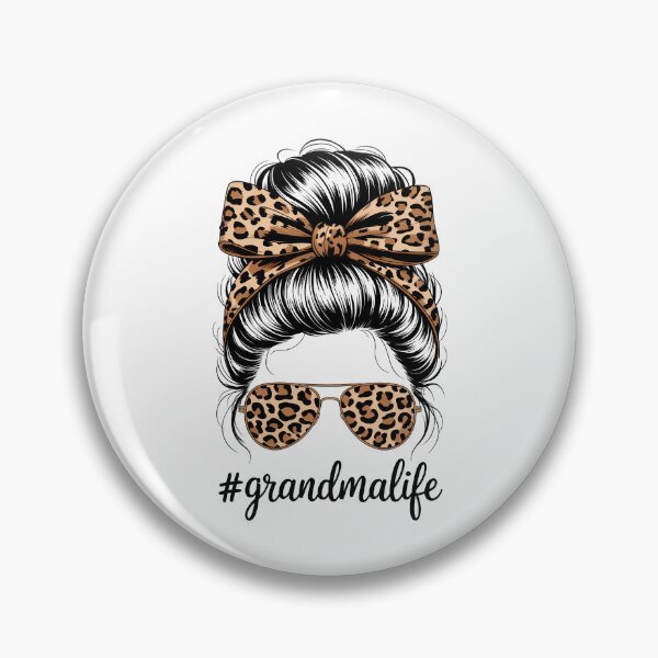 Item preview, Grammy Life Bleached Leopard Messy Bun Mother's day designed and sold by TrinaEspinoza.