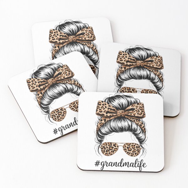 Item preview, Grammy Life Bleached Leopard Messy Bun Mother's day designed and sold by TrinaEspinoza.