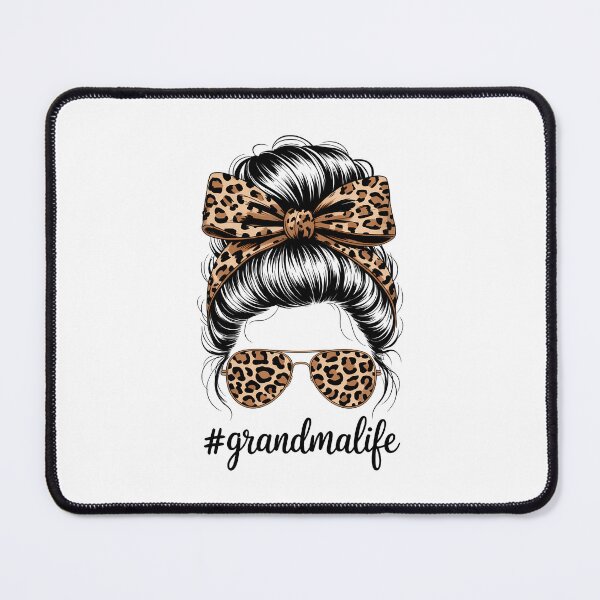 Item preview, Grammy Life Bleached Leopard Messy Bun Mother's day designed and sold by TrinaEspinoza.