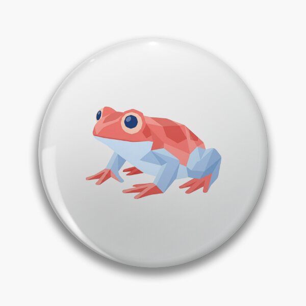 Item preview, Red and Blue Frog – Contrast Sticker for Art Collectors designed and sold by bsbd-action.