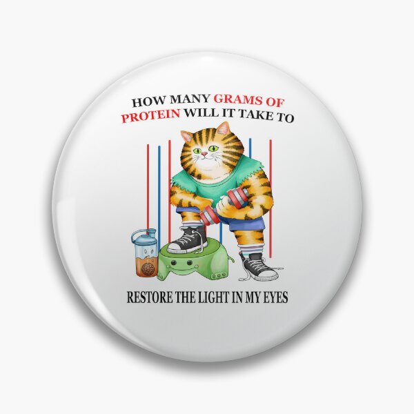 Item preview, How Many Grams Of Protein Will It Take To Restore The Light In My Eyes designed and sold by iMojira.