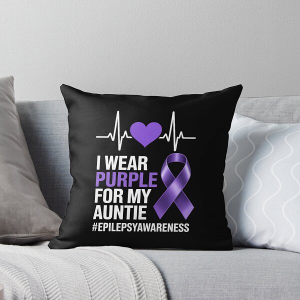 Item preview, I Wear Purple For My Mom Cancer Support Long Purple Pancreatic Cancer Awareness designed and sold by TrinaEspinoza.