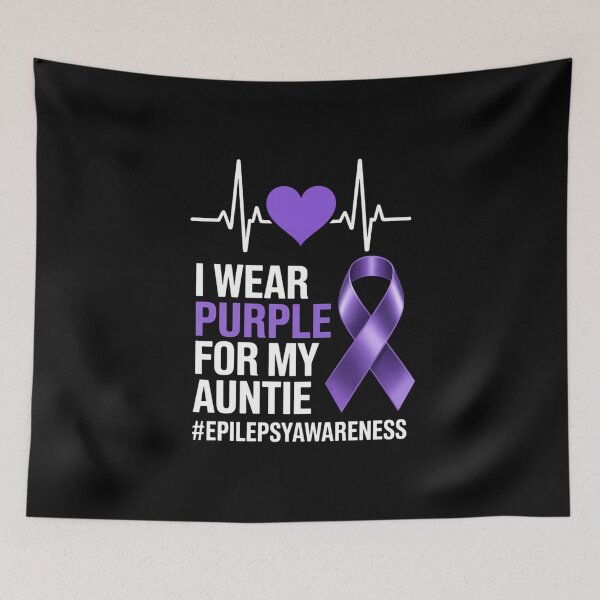 Item preview, I Wear Purple For My Mom Cancer Support Long Purple Pancreatic Cancer Awareness designed and sold by TrinaEspinoza.