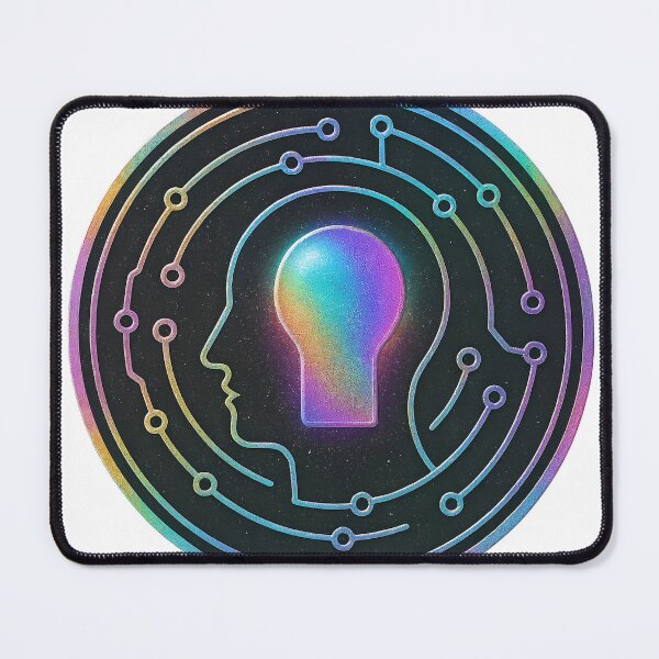 Item preview, A colorful illustration of a human head with a lightbulb on transparent background designed and sold by Creative88Art.