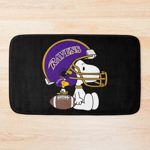 Item preview, Snoopy And Woodstock Baltimore Ravens designed and sold by Morphologiona.