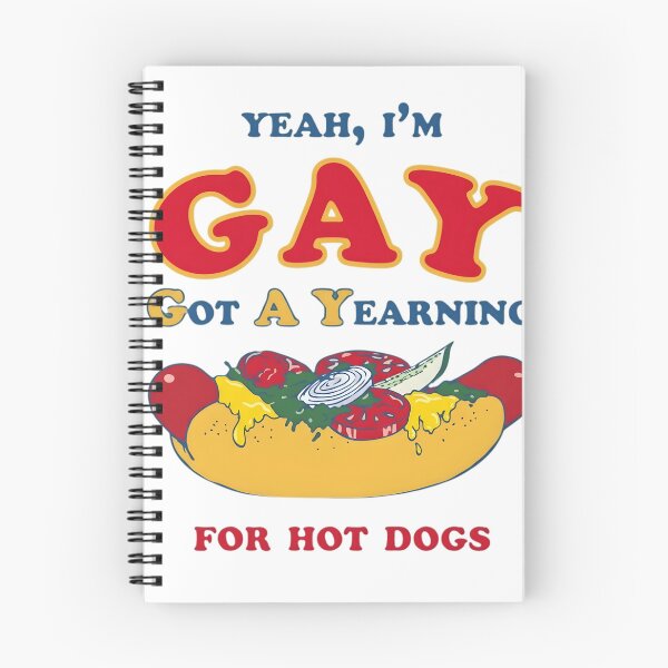 Item preview, Funny Yeah I'm Gay Got A Yearning For Hot Dogs Retro Pun designed and sold by haitrieuic96.