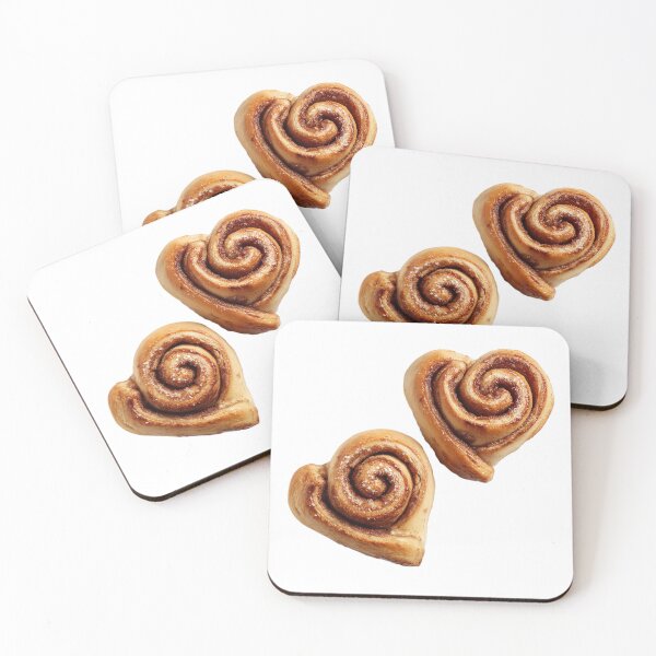 Item preview, Heart Shaped Cinnamon Bun Sweet Valentine Treat designed and sold by BigStar-Cart.