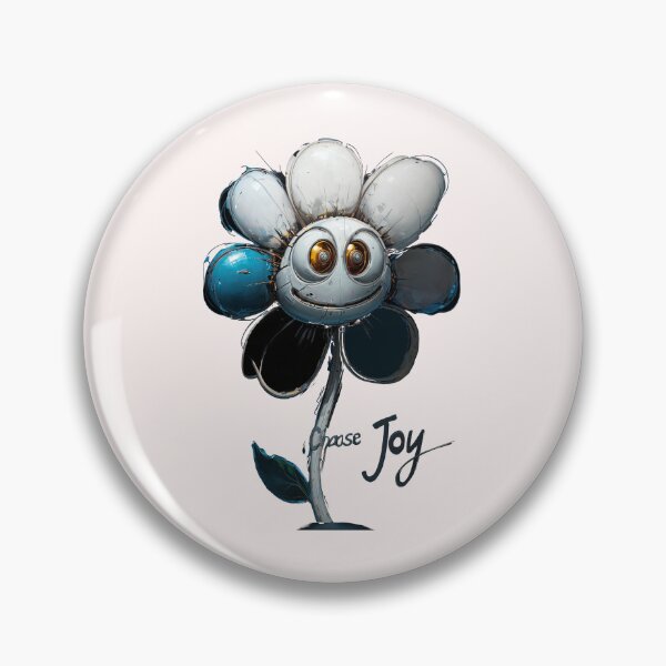 Item preview, Metal Daisy Smile Series #2 -Choose Joy designed and sold by Poppflix-TM.