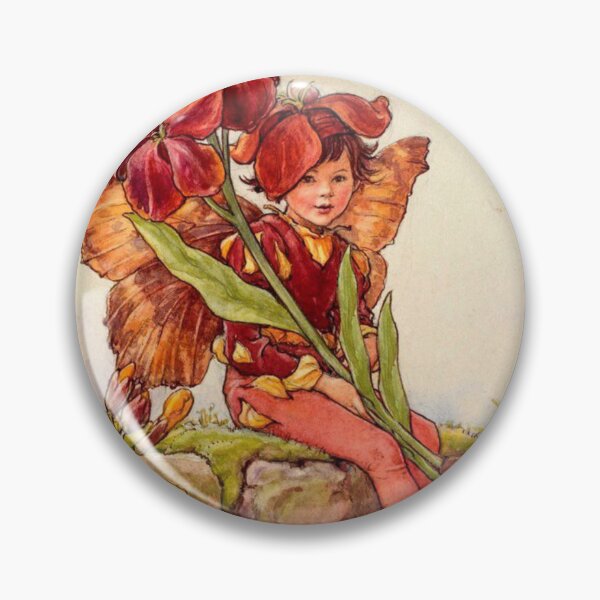 Item preview, Wallflower Flower Fairy - Vintage Art by Cicely Mary Barker designed and sold by LunaCansada.