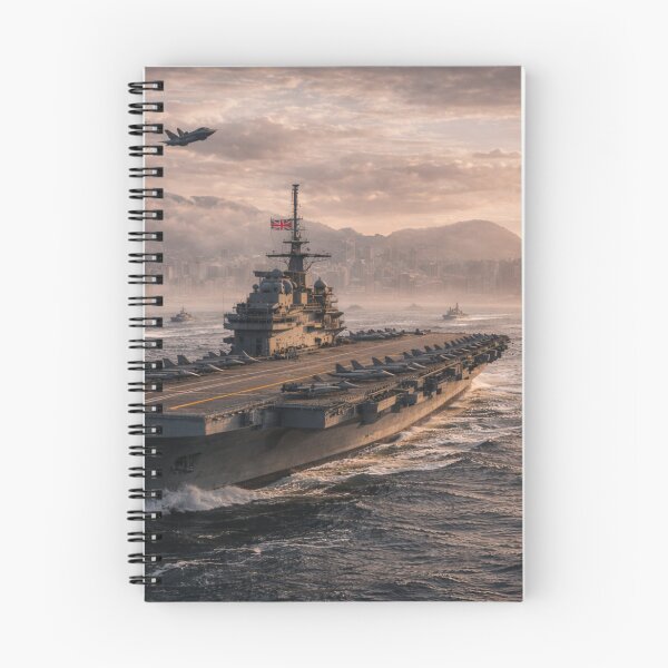 Item preview, Aircraft Carrier Fleet Wall Art | Hong Kong Naval Battle Group Print | The Measure of Empire designed and sold by Element Horizon Studio.