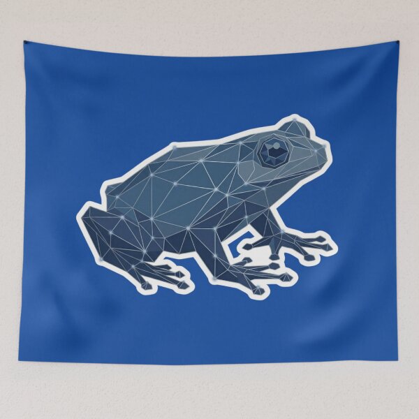 Item preview, Electric Blue Frog – Tech Style Hoodie for Gamers designed and sold by bsbd-action.