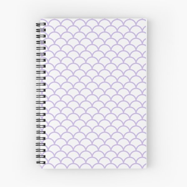 Item preview, White And Lavender Scales Pattern designed and sold by pattern-archive.