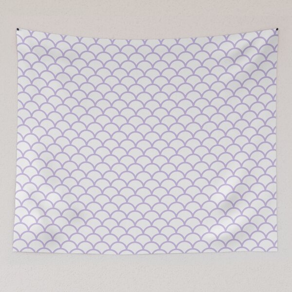 Item preview, White And Lavender Scales Pattern designed and sold by pattern-archive.