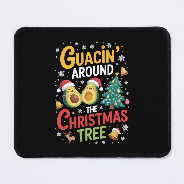 Item preview, Guacin' Around The Xmas Tree Christmas Santa Avocado Vegan designed and sold by TrinaEspinoza.