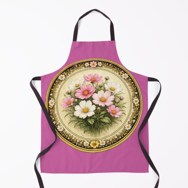 Item preview, Cosmos Serenity – Gentle Breeze Botanical Circle Design designed and sold by TheJoyfulPen.