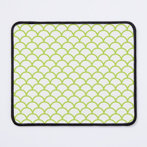 Item preview, White And Lime Scales Pattern designed and sold by pattern-archive.