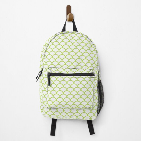 Item preview, White And Lime Scales Pattern designed and sold by pattern-archive.