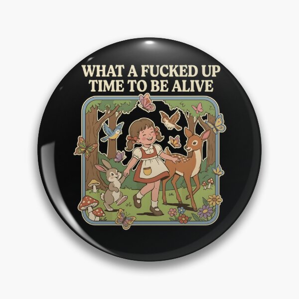 Item preview, What A Fucked Up Time To Be Alive Retro Vintage Aesthetic designed and sold by haitrieuic96.