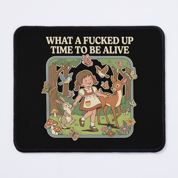 Item preview, What A Fucked Up Time To Be Alive Retro Vintage Aesthetic designed and sold by haitrieuic96.
