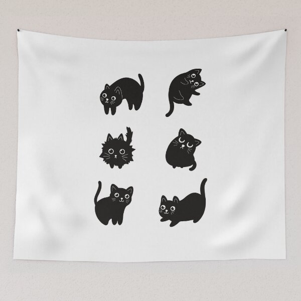 Item preview, Black Cat Moods designed and sold by Magole Art.