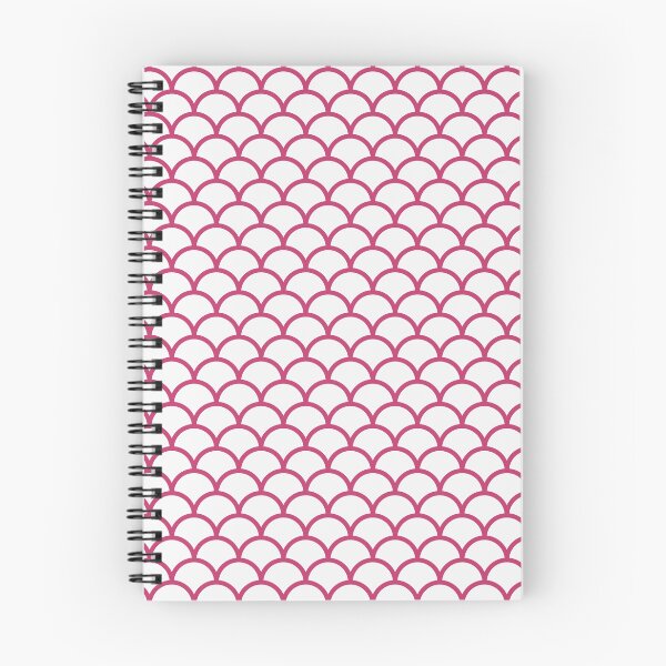 Item preview, White And Magenta Scales Pattern designed and sold by pattern-archive.