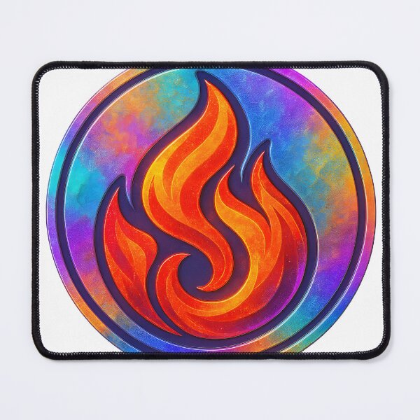 Item preview, A vibrant flame logo on transparent background designed and sold by Creative88Art.
