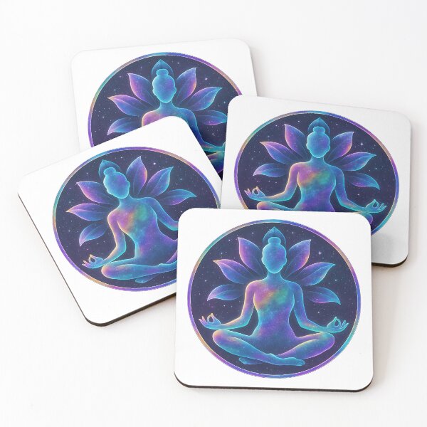 Item preview, A woman meditates peacefully on transparent background designed and sold by Creative88Art.