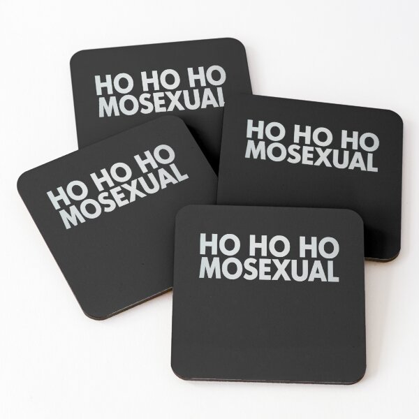 Item preview, Ho Ho Ho Mosexual Christmas Sarcasm Lesbian  Gender Inclusive LGBTQ Pride designed and sold by TrinaEspinoza.
