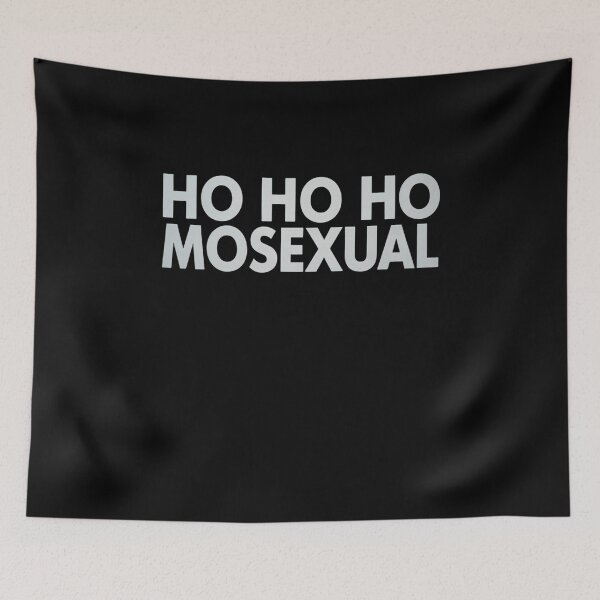 Item preview, Ho Ho Ho Mosexual Christmas Sarcasm Lesbian  Gender Inclusive LGBTQ Pride designed and sold by TrinaEspinoza.