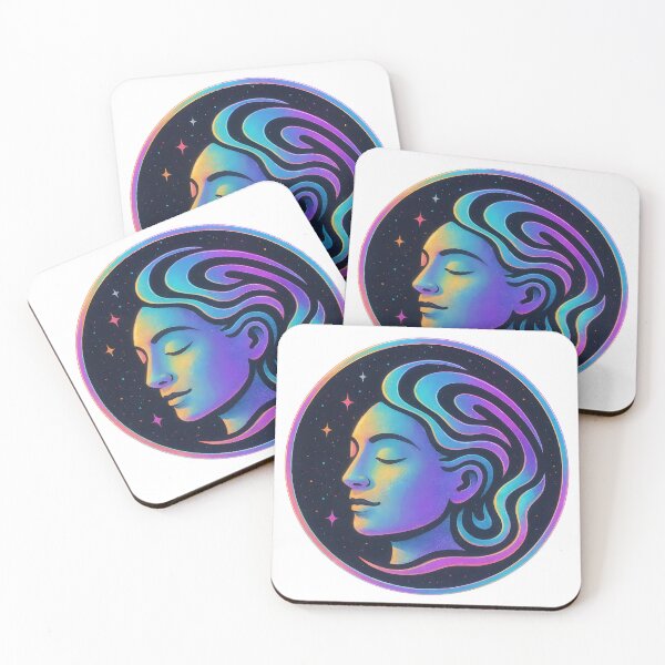 Item preview, A vibrant illustration of a woman's face on transparent background designed and sold by Creative88Art.