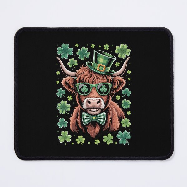 Item preview, Highland Cow St. Patrick’s Day Shamrock Western St. Patrick’s Day designed and sold by TrinaEspinoza.