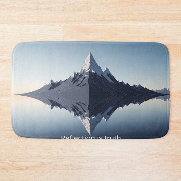 Item preview, Reflection Is Truth – Mountain Mirror Design designed and sold by Cristhian Almanza.