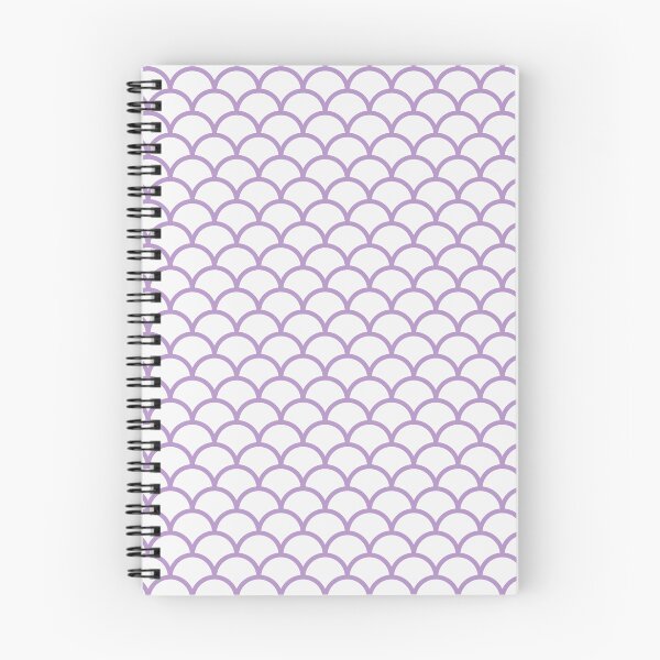 Item preview, White And Purple Scales Pattern designed and sold by pattern-archive.