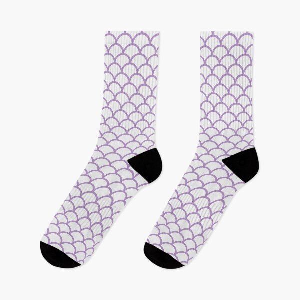Item preview, White And Purple Scales Pattern designed and sold by pattern-archive.