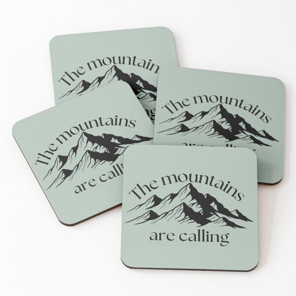 Item preview, The Mountains Are Calling - Classic Nature Adventure Quote designed and sold by WS Studio.