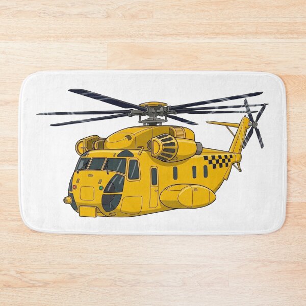 Item preview, Yellow Stylish CH53 K Art Illustration designed and sold by Combat Skies.