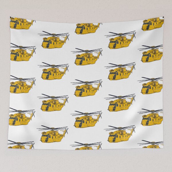 Item preview, Yellow Stylish CH53 K Art Illustration designed and sold by Combat Skies.