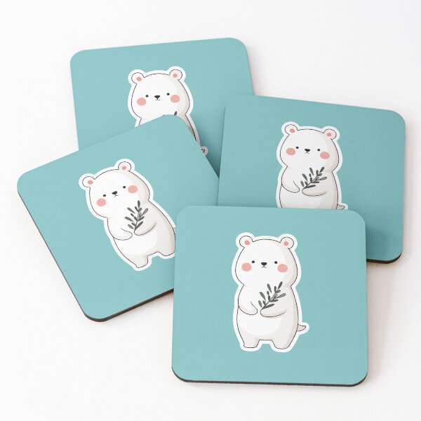 Item preview, Cute Brown Bear Catching Fish Sticker designed and sold by joklouma.