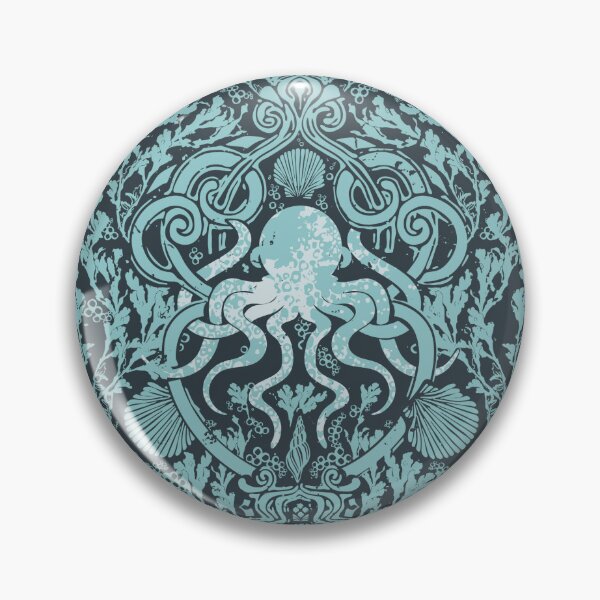 Item preview, Art Nouveau Sea Legs Octopus designed and sold by Sue Perry Creative.
